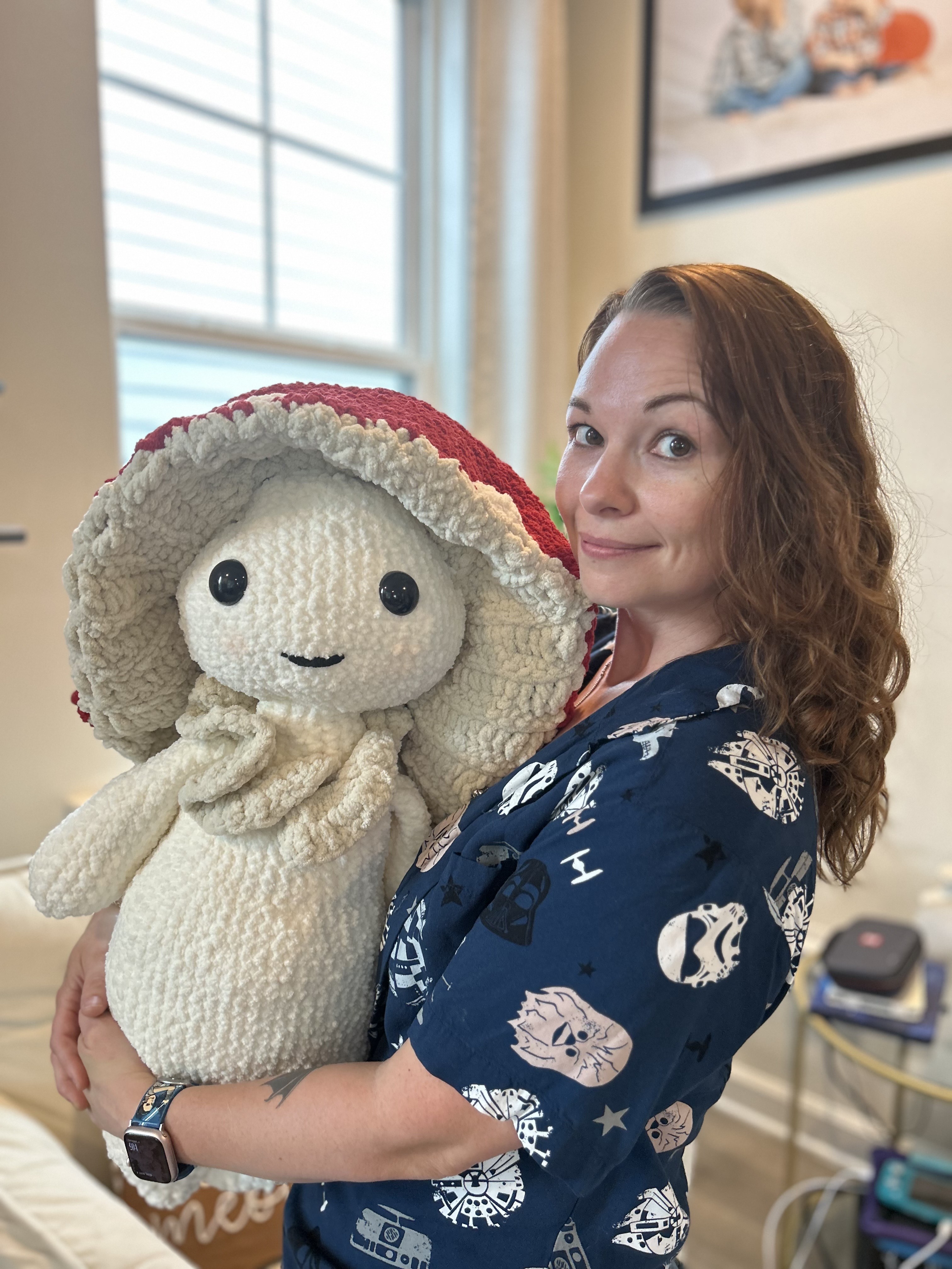 Carrie smiling with Maximum Murray